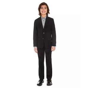Calvin Klein - Big Boys Modern Fit Gab Suit Jacket and Dress Pants, 2-Piece Set